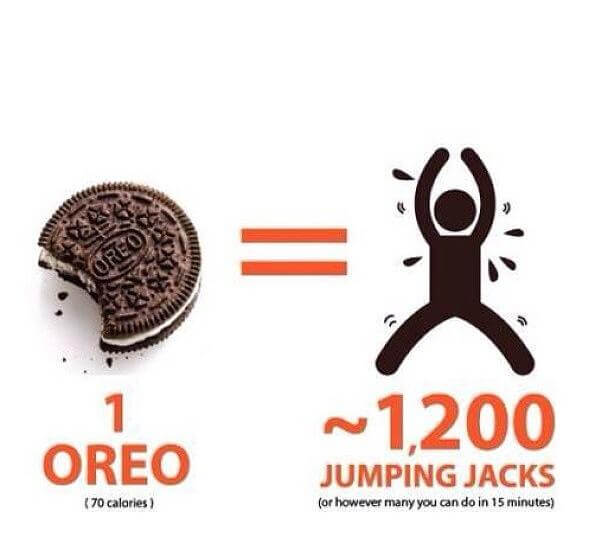 Oreo et 1200 jumping jacks